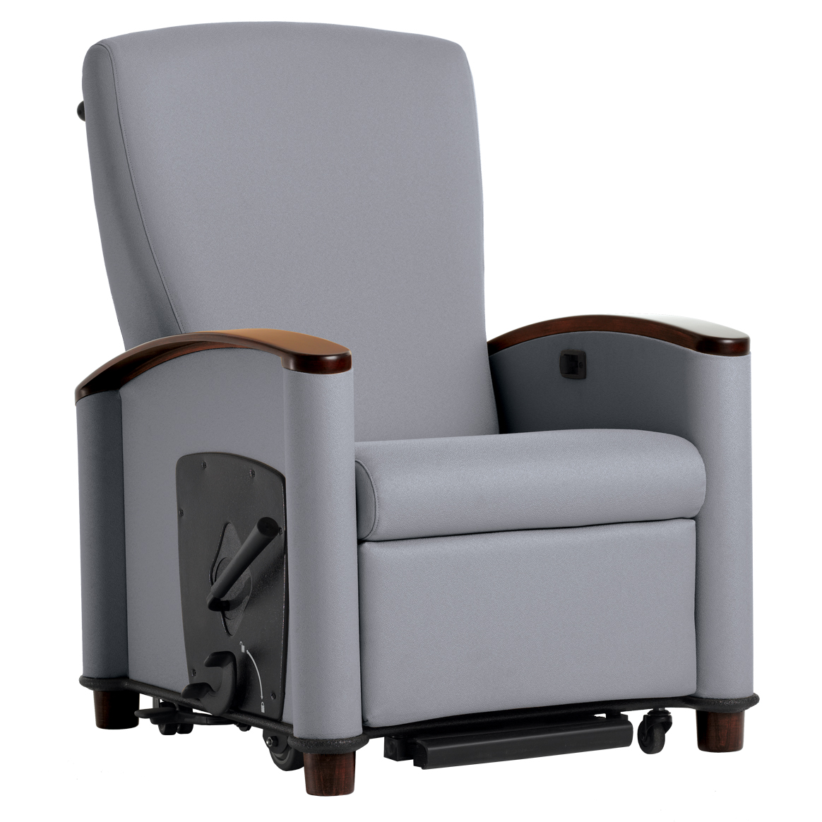 Orthopedic/Sleep Recliner, with Wood Cap Wieland Healthcare Furniture