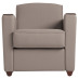 Chair, with Bullnose Arm with Wood Cap