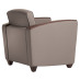 Chair, with Bullnose Arm with Wood Cap