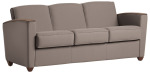 Sofa, with Bullnose Arm with Wood Cap