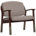 Chair, shown with Optional Leg Extensions