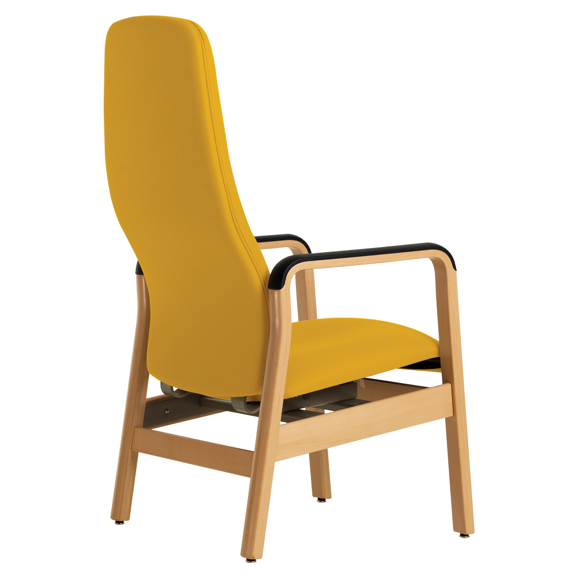 Motion Patient Chair, shown with Optional Urethane Arm Caps Wieland