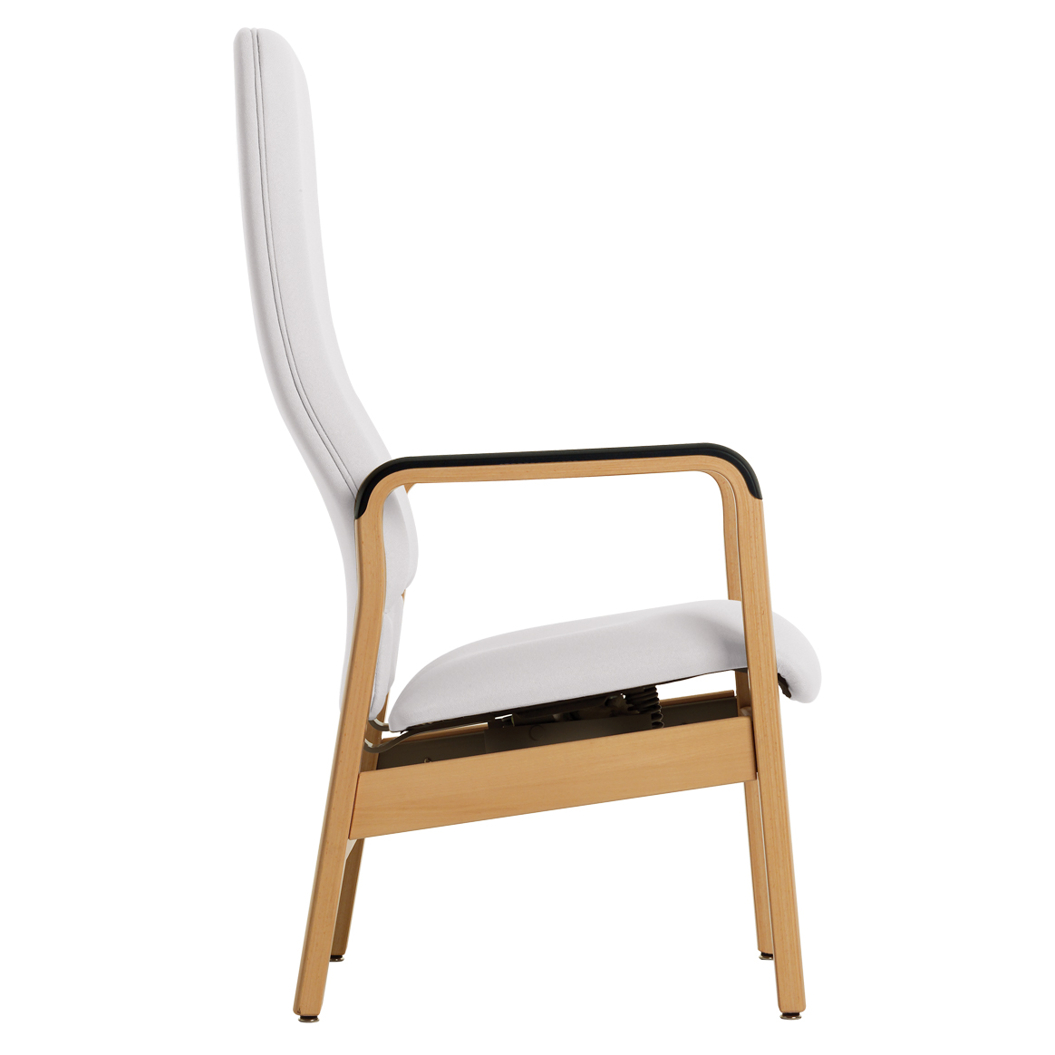 Motion Patient Chair, with Wood Arm Wieland Healthcare Furniture