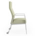 Hale Metal Patient Chair, shown with optional Tip Back Casters