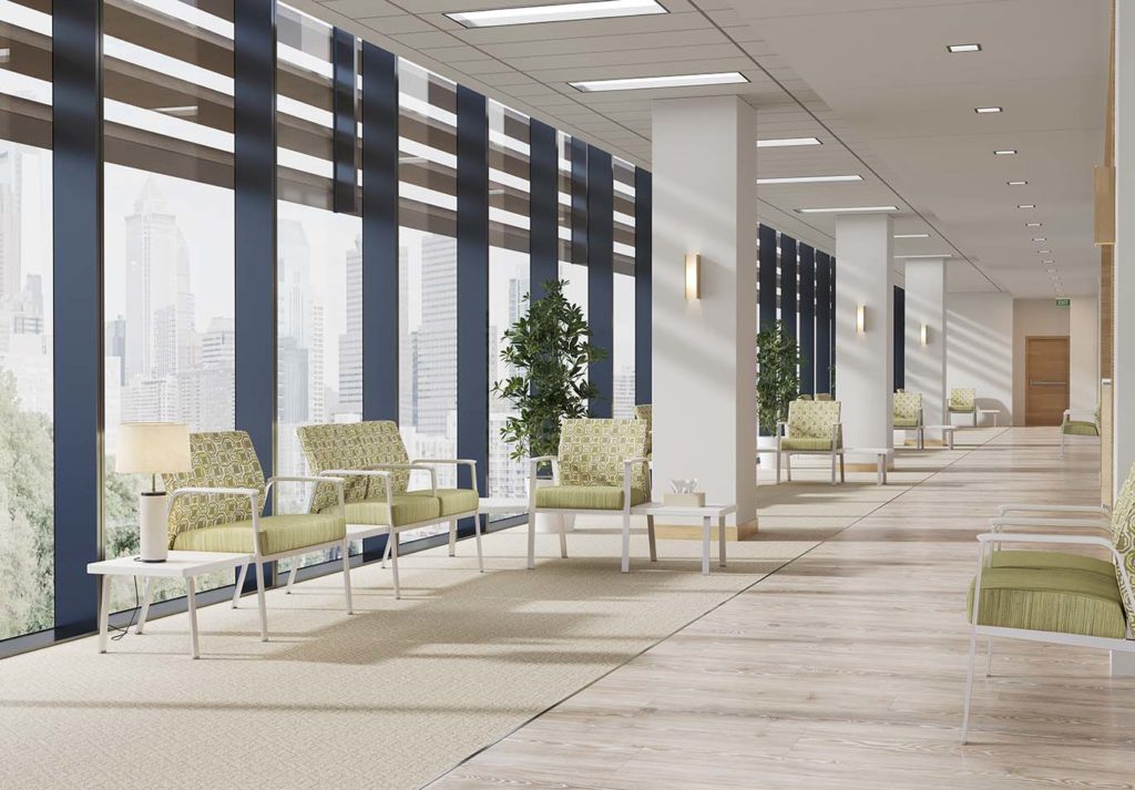 Hale Modular Tables, shown in Corridor