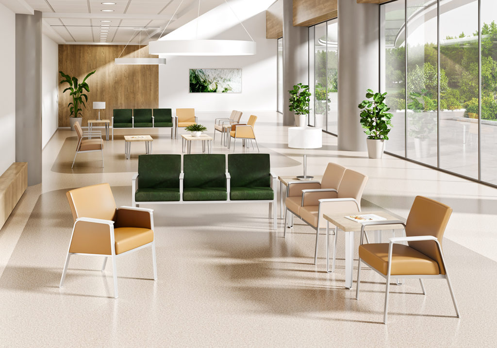 Hale Waiting, shown with Full Cap Arm Caps