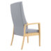 Monroe Flex Back Chair, Wood Arm, High Back