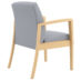 Monroe Flex Back Chair, Wood Arm