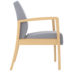 Monroe Chair, Wood Arm