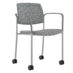 Upland Arm Chair, Uph Seat and Back, Casters