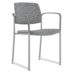Arm Chair, Uph Seat and Back, Sled Base