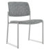 Side Chair, Wide, Uph Seat and Back, Sled Base