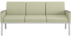Latitude Sofa, Fully Upholstered with Metal Frame, Wood Arm Caps