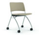 Delta task chair, uph seat and back, with casters