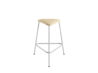 Pose Counter Stool, shown with Silver Frame
