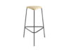 Pose Bar Stool, shown with Black Frame