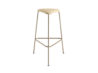 Pose Bar Stool, shown with Taupe Frame