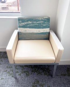 Wieland Latitude Chair with Solid Surface Arm Caps